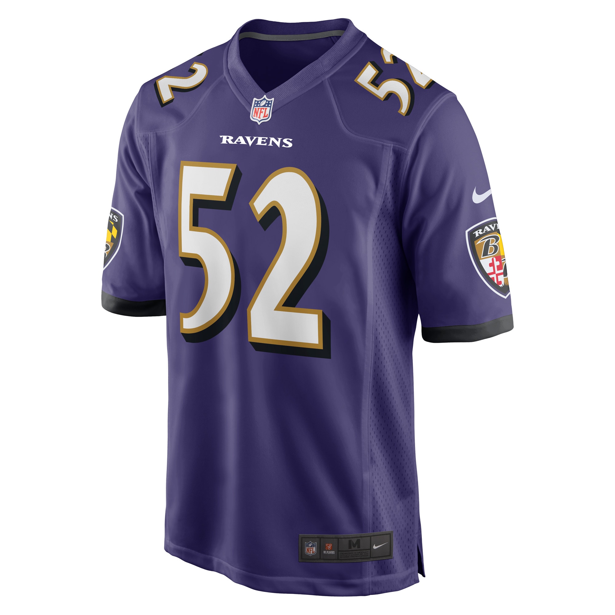 Ray Lewis Baltimore Ravens Nike Retired Player Jersey Purple - Image 2