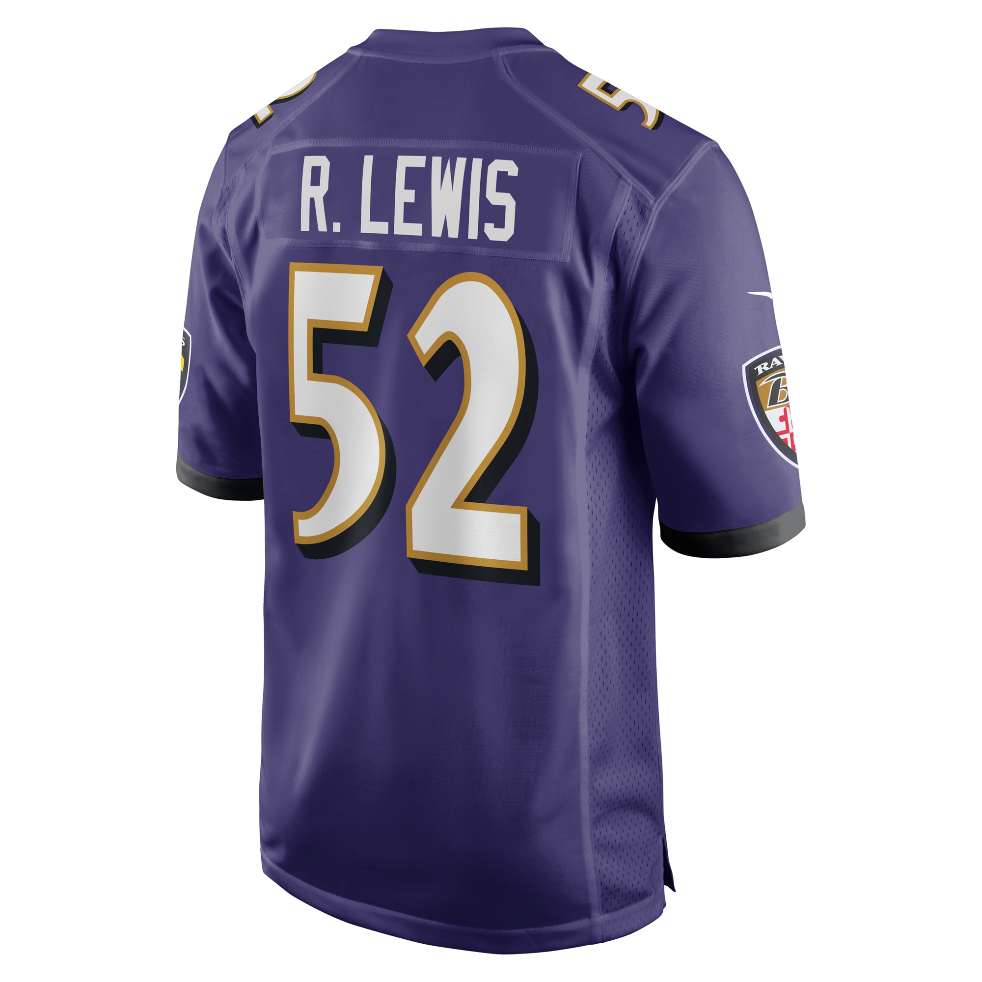Ray Lewis Baltimore Ravens Nike Retired Player Jersey Purple - Image 3