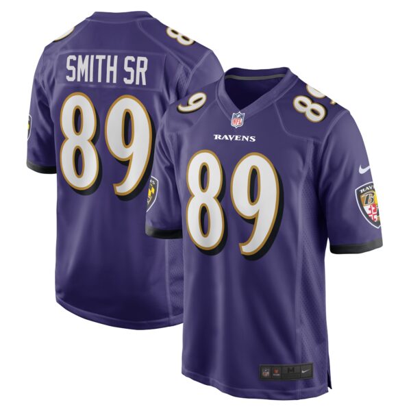 Steve Smith Sr Baltimore Ravens Nike Retired Player Game Jersey Purple