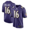 Tylan Wallace Baltimore Ravens Nike Game Jersey Purple