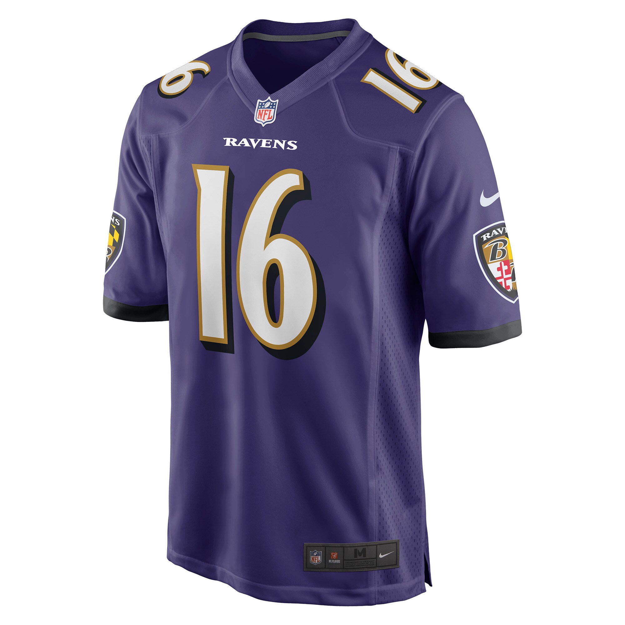 Tylan Wallace Baltimore Ravens Nike Game Jersey Purple - Image 2