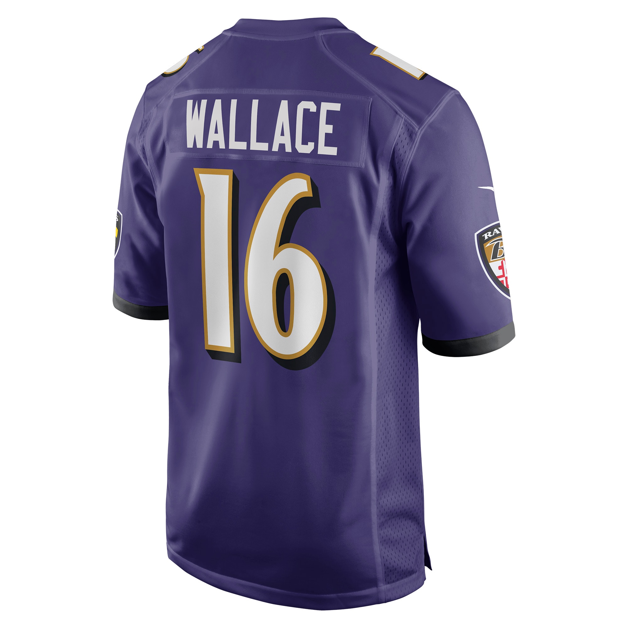 Tylan Wallace Baltimore Ravens Nike Game Jersey Purple - Image 3