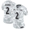 Women Baltimore Ravens #2 Nate Wiggins 2024 FUSE Arctic Camo Salute To Service Limited Football Stitched Jersey