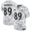 Baltimore Ravens #89 Mark Andrews 2024 FUSE Arctic Camo Salute To Service Limited Football Stitched Jersey