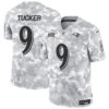 Baltimore Ravens #9 Justin Tucker 2024 FUSE Arctic Camo Salute To Service Limited Football Stitched Jersey