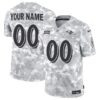 Baltimore Ravens Active Player Custom 2024 FUSE Arctic Camo Salute To Service Limited Football Jersey