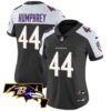 Women’s Ravens Maryland Patch Vapor Limited Jersey – All Stitched – Black Alternate – Marlon Humphrey