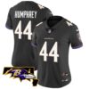 Women’s Ravens Maryland Patch Vapor Limited Jersey – All Stitched – Black – Marlon Humphrey