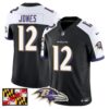 Baltimore Ravens 2024 Maryland Flag Vapor Limited Jersey – All Stitched – Black Alternate – Jacoby Jones Jersey