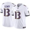 Men’s Baltimore Ravens #13 Devin Leary White 2023 F.U.S.E. Vapor Limited Football Jersey
