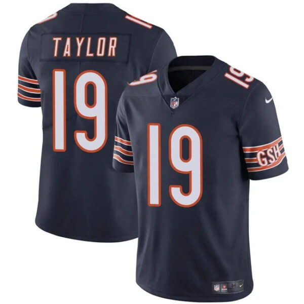 Chicago Bears #19 Tory Taylor Navy Vapor Stitched Football Jersey 1
