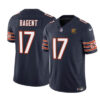 Chicago Bears #17 Tyson Bagent Navy 2023 FUSE With John Madden Patch Vapor Jersey