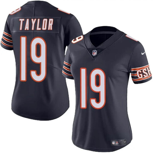 Chicago Bears #19 Tory Taylor Navy 2024 Vapor Stitched Jersey
