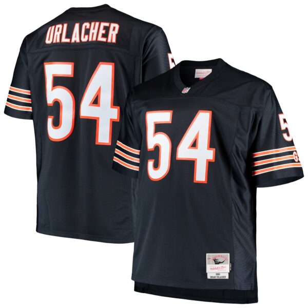Brian Urlacher Chicago Bears Mitchell Ness Big Tall 2001 Retired Player Replica Jersey Navy