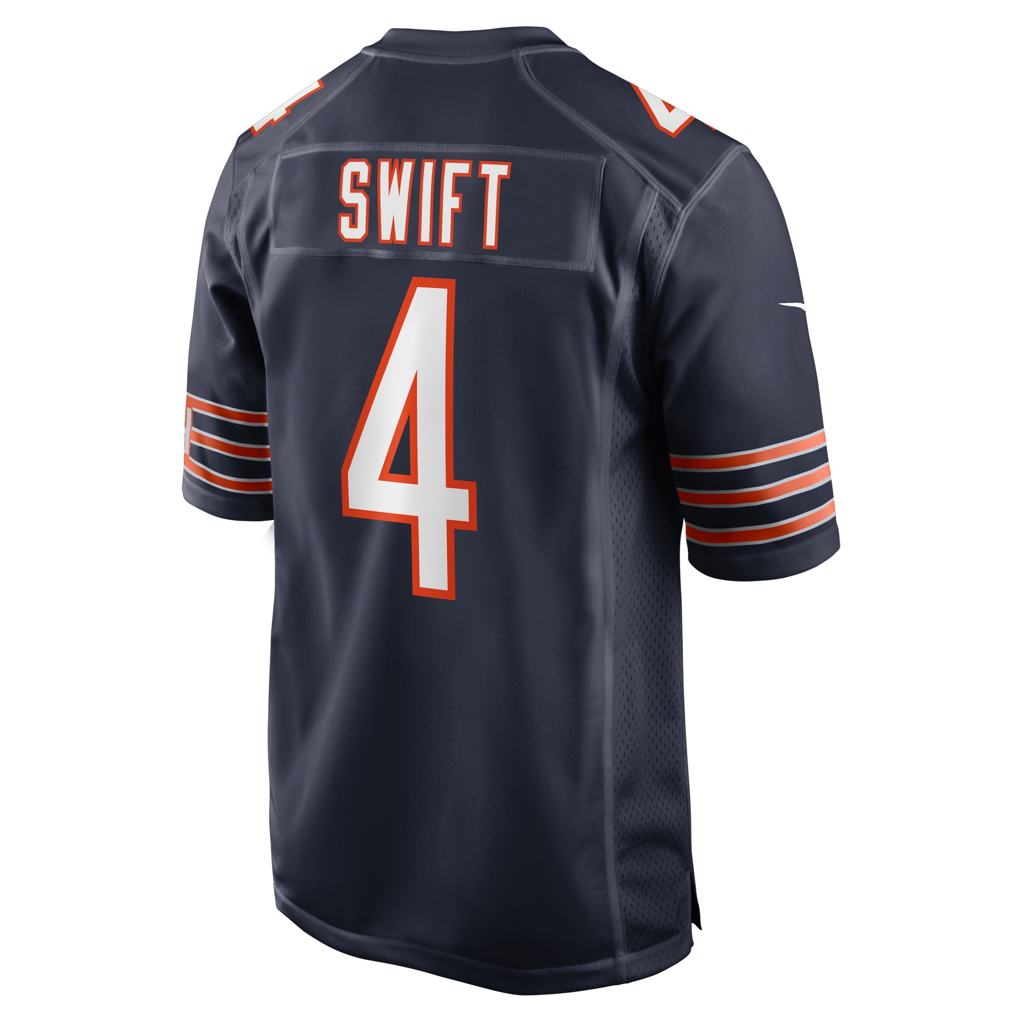 Dandre Swift Chicago Bears Nike Game Jersey Navy - Image 3