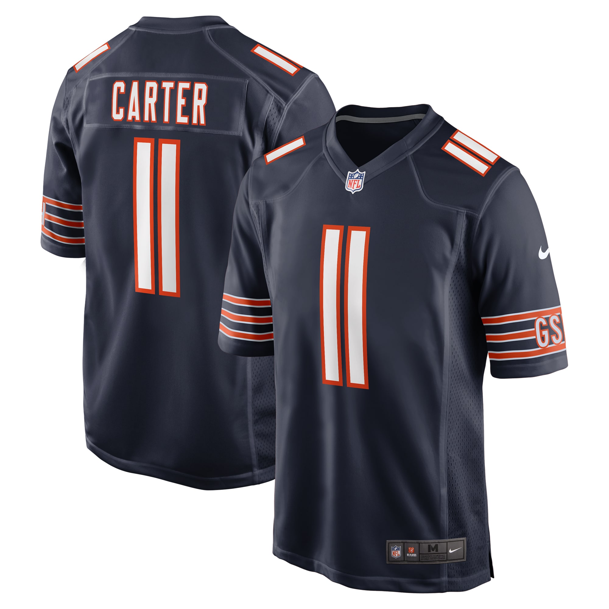 Deandre Carter Chicago Bears Nike Game Jersey Navy