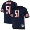 Dick Butkus Chicago Bears Mitchell Ness Big Tall 1966 Retired Player Replica Jersey Navy