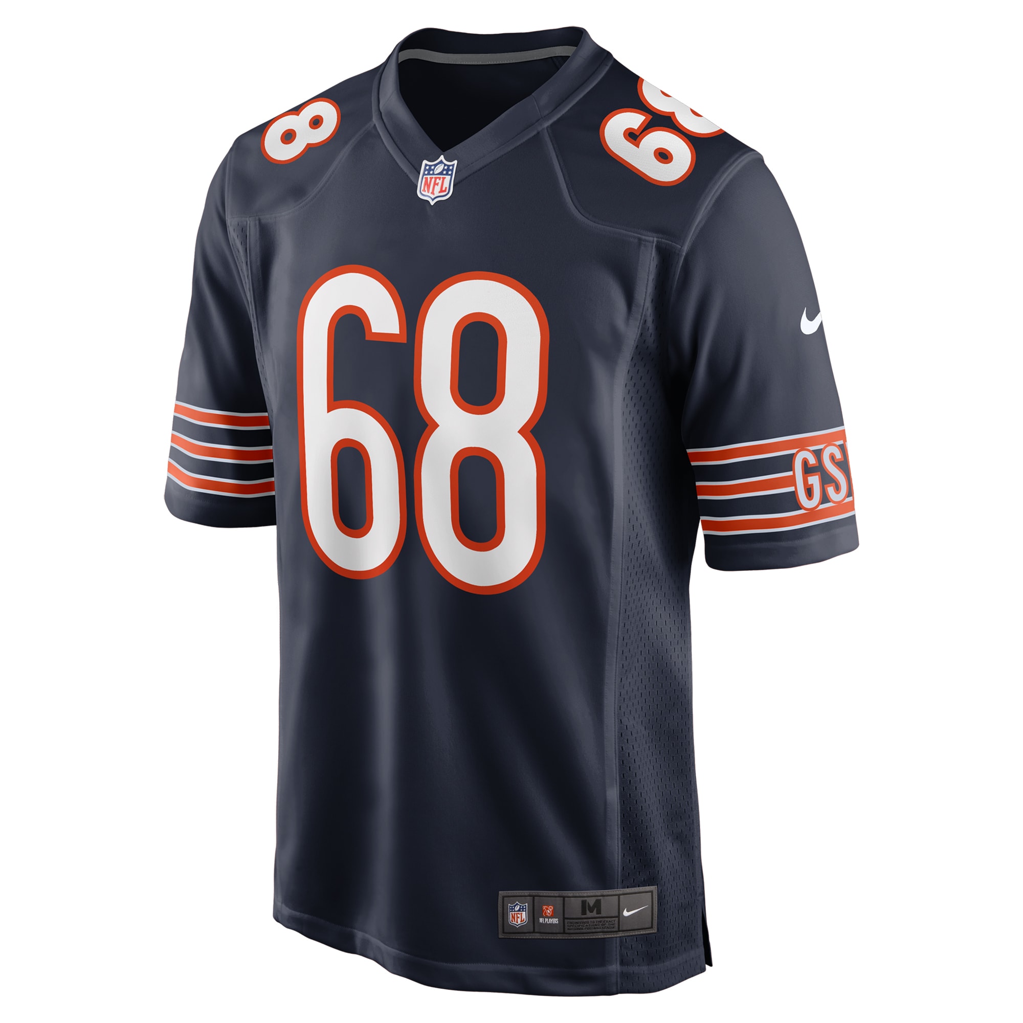 Doug Kramer Jr Chicago Bears Nike Game Jersey Navy - Image 2