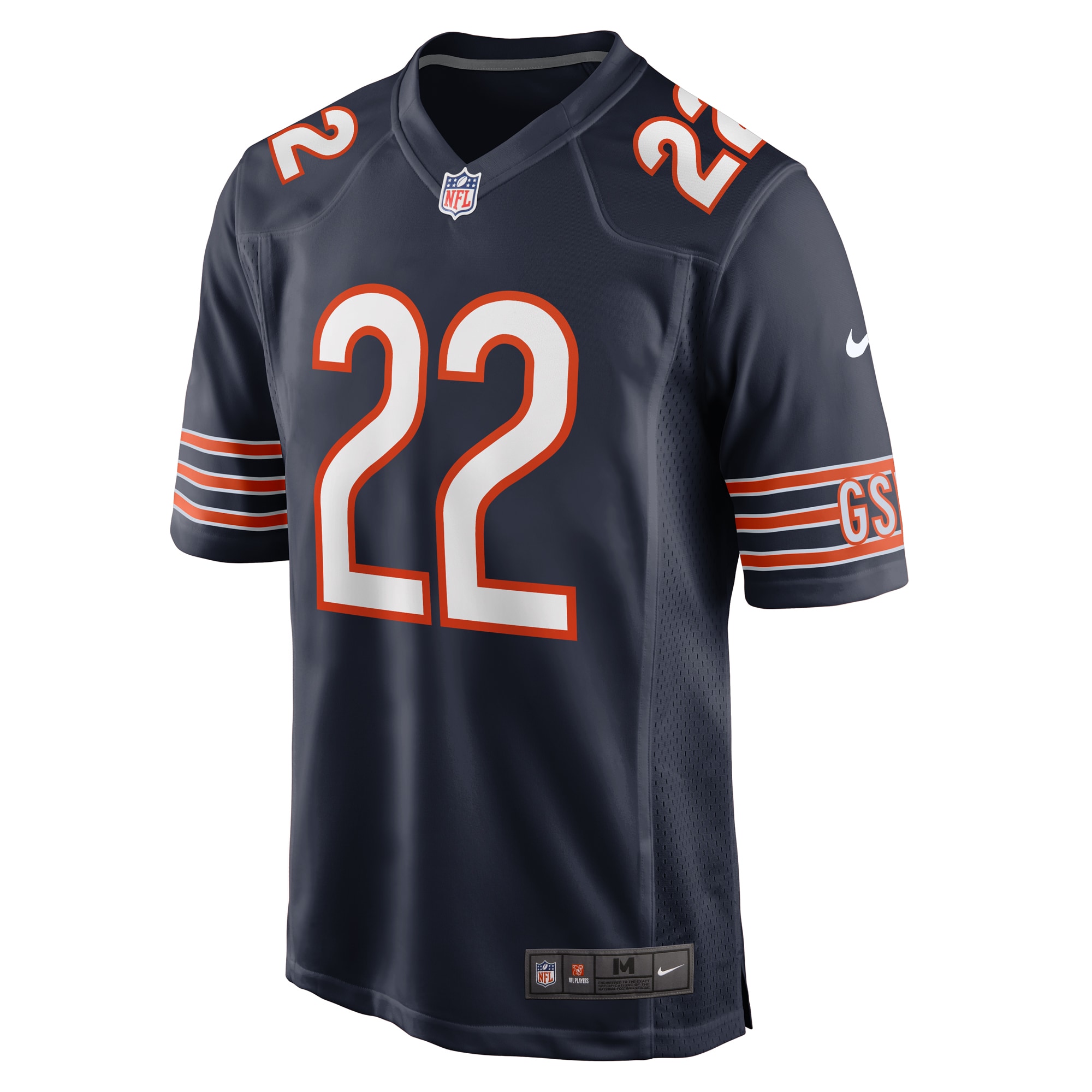 Elijah Hicks Chicago Bears Nike Team Game Jersey Navy - Image 2