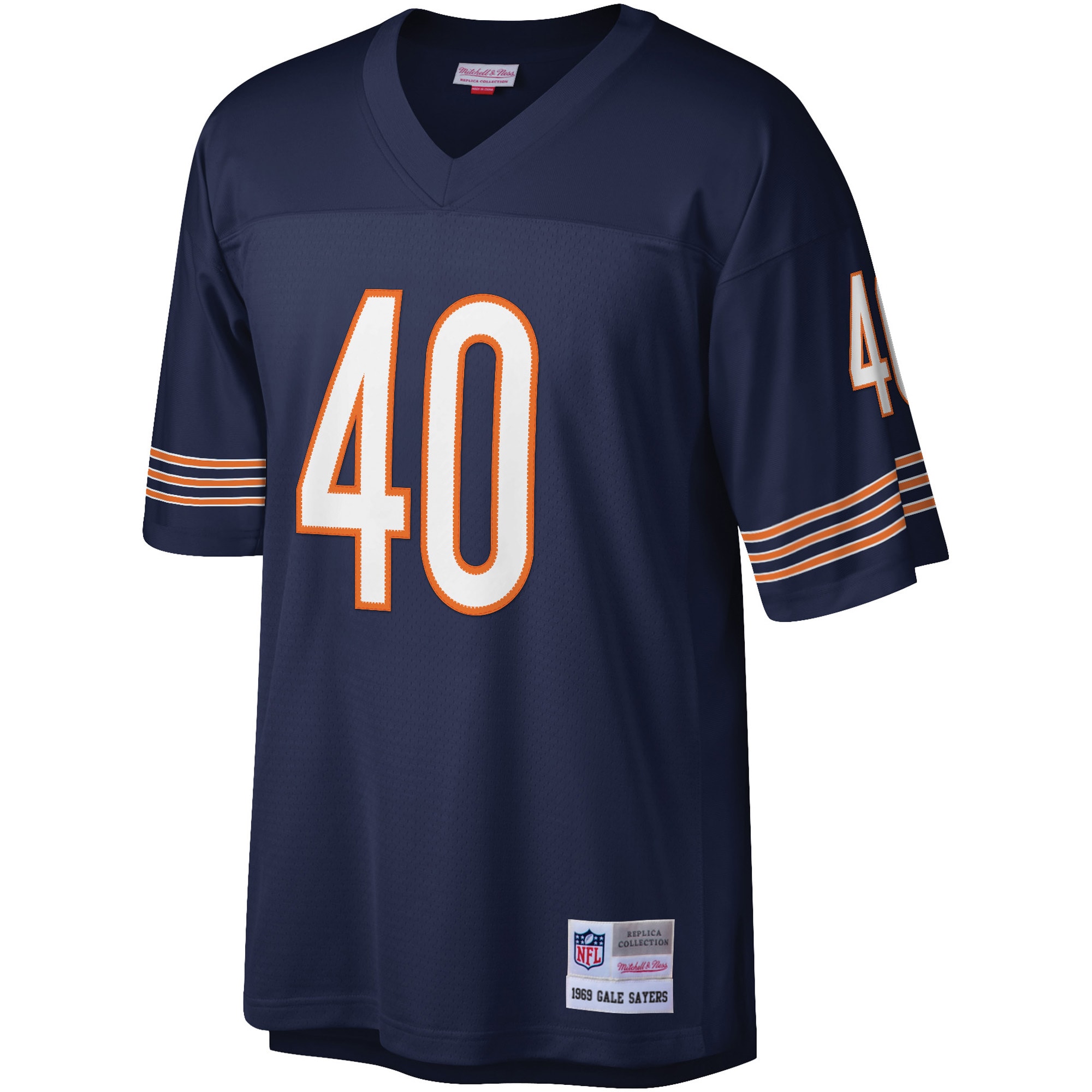 Gale Sayers Chicago Bears Mitchell Ness Legacy Replica Jersey Navy - Image 2