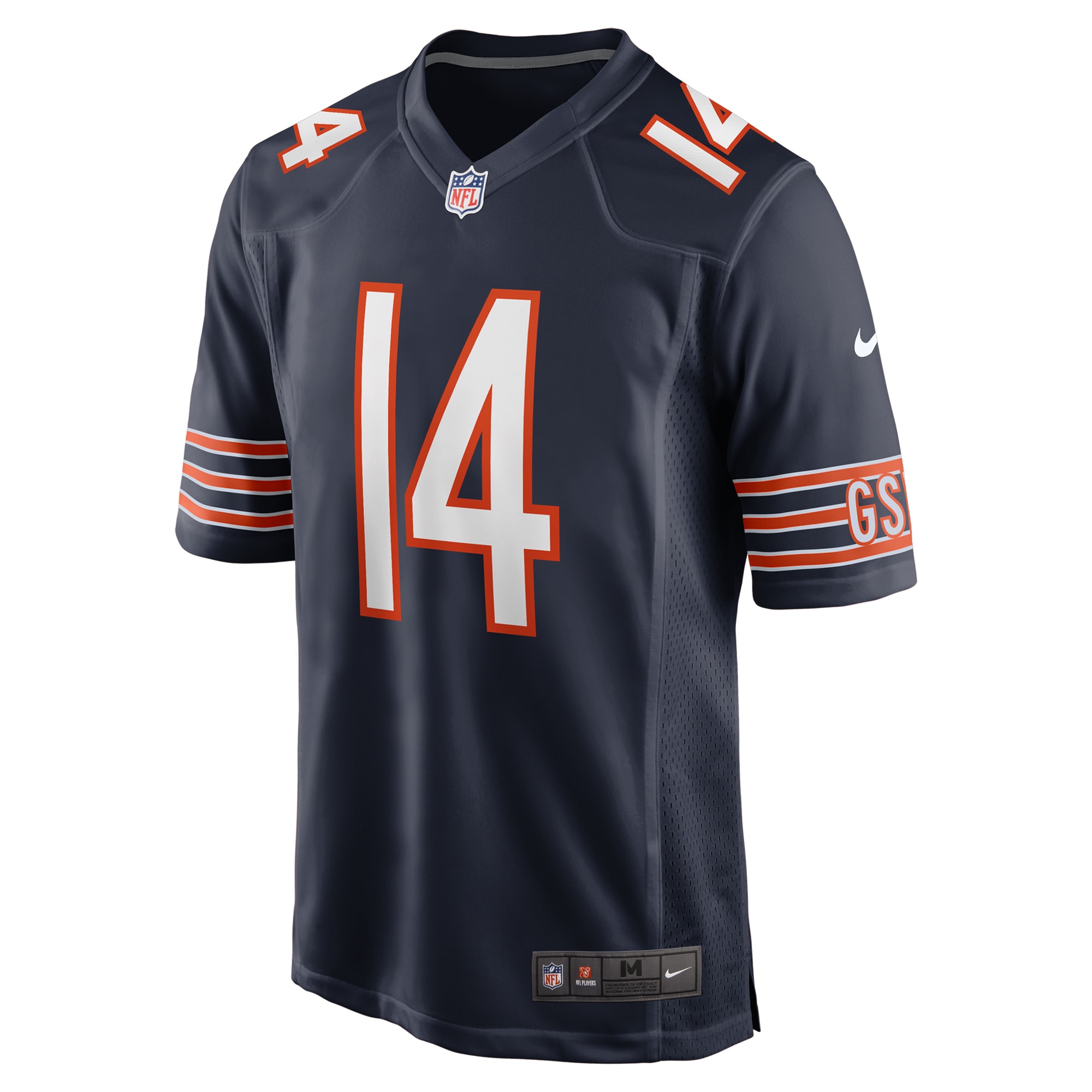 Gerald Everett Chicago Bears Nike Game Jersey Navy - Image 2