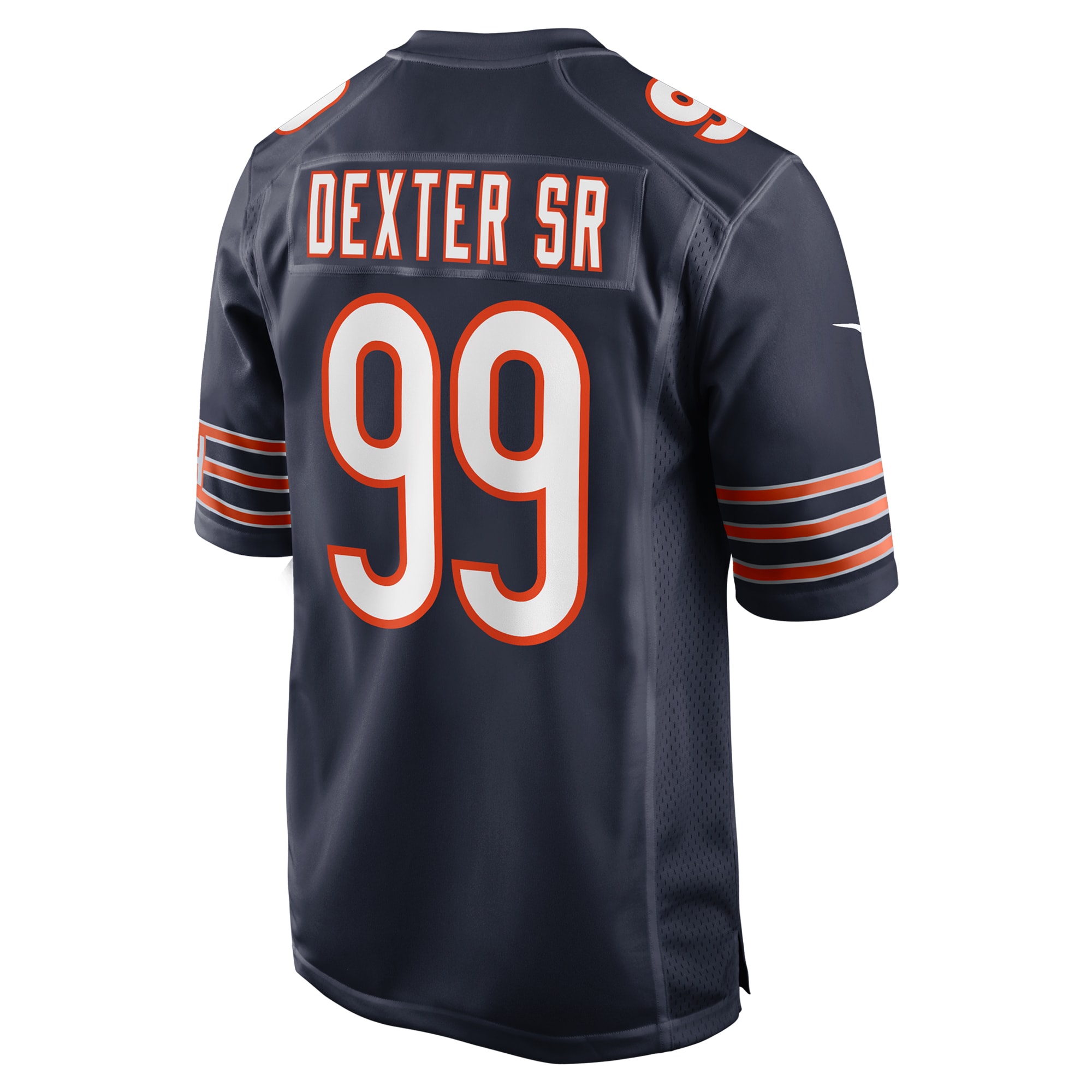 Gervon Dexter Sr Chicago Bears Nike Game Jersey Navy - Image 3