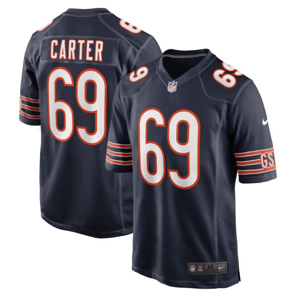 Jatyre Carter Chicago Bears Nike Game Player Jersey Navy