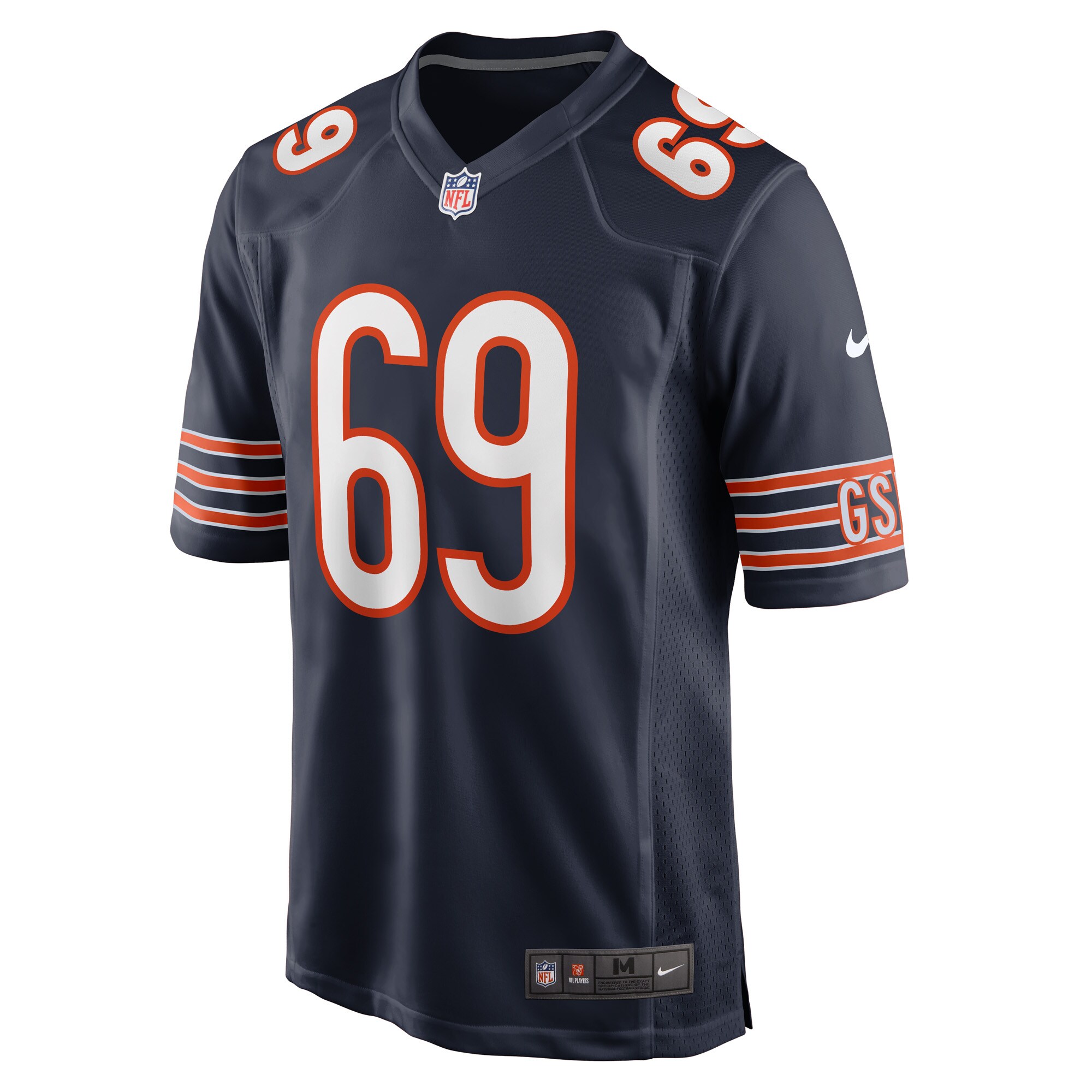 Jatyre Carter Chicago Bears Nike Game Player Jersey Navy - Image 2