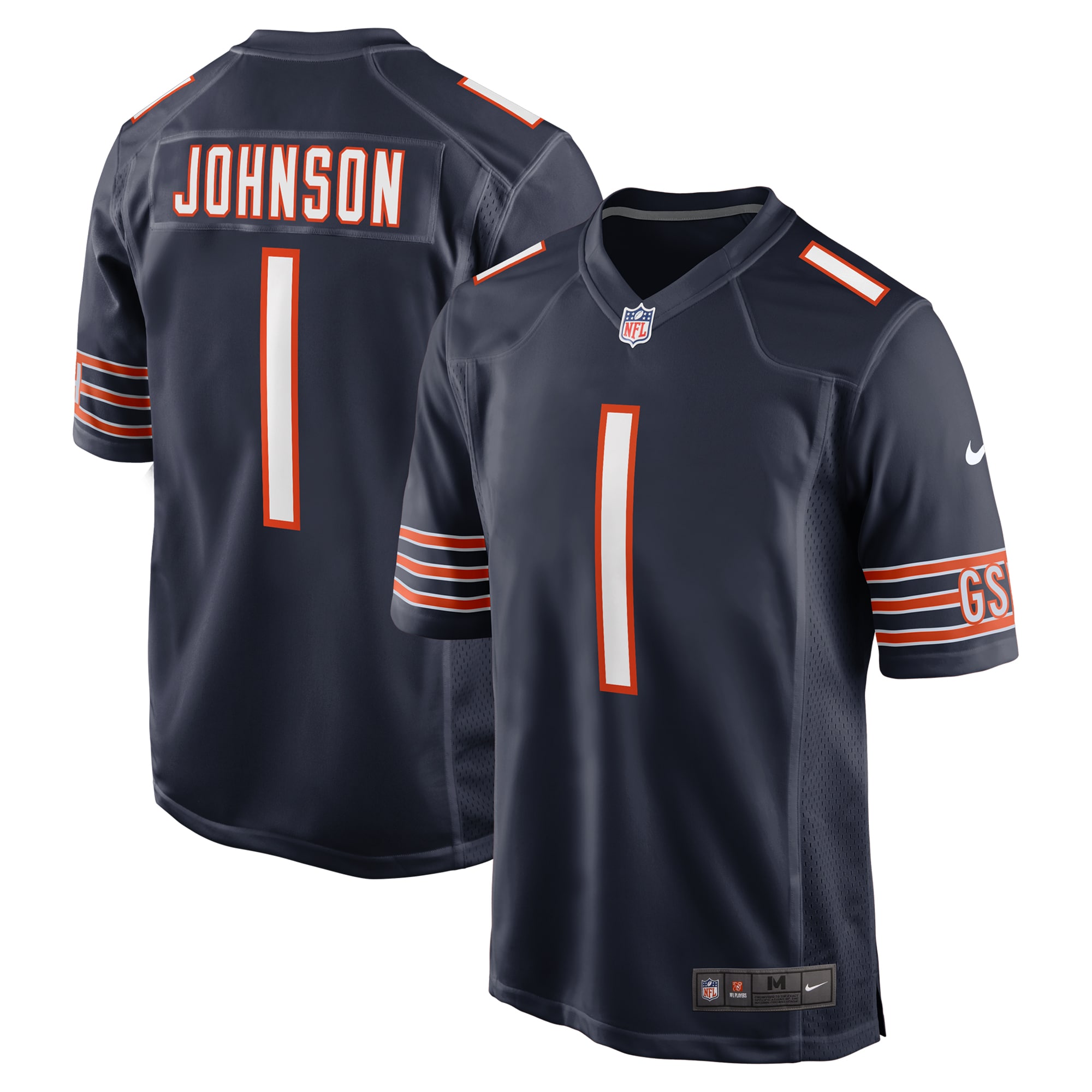 Jaylon Johnson Chicago Bears Nike Game Jersey Navy