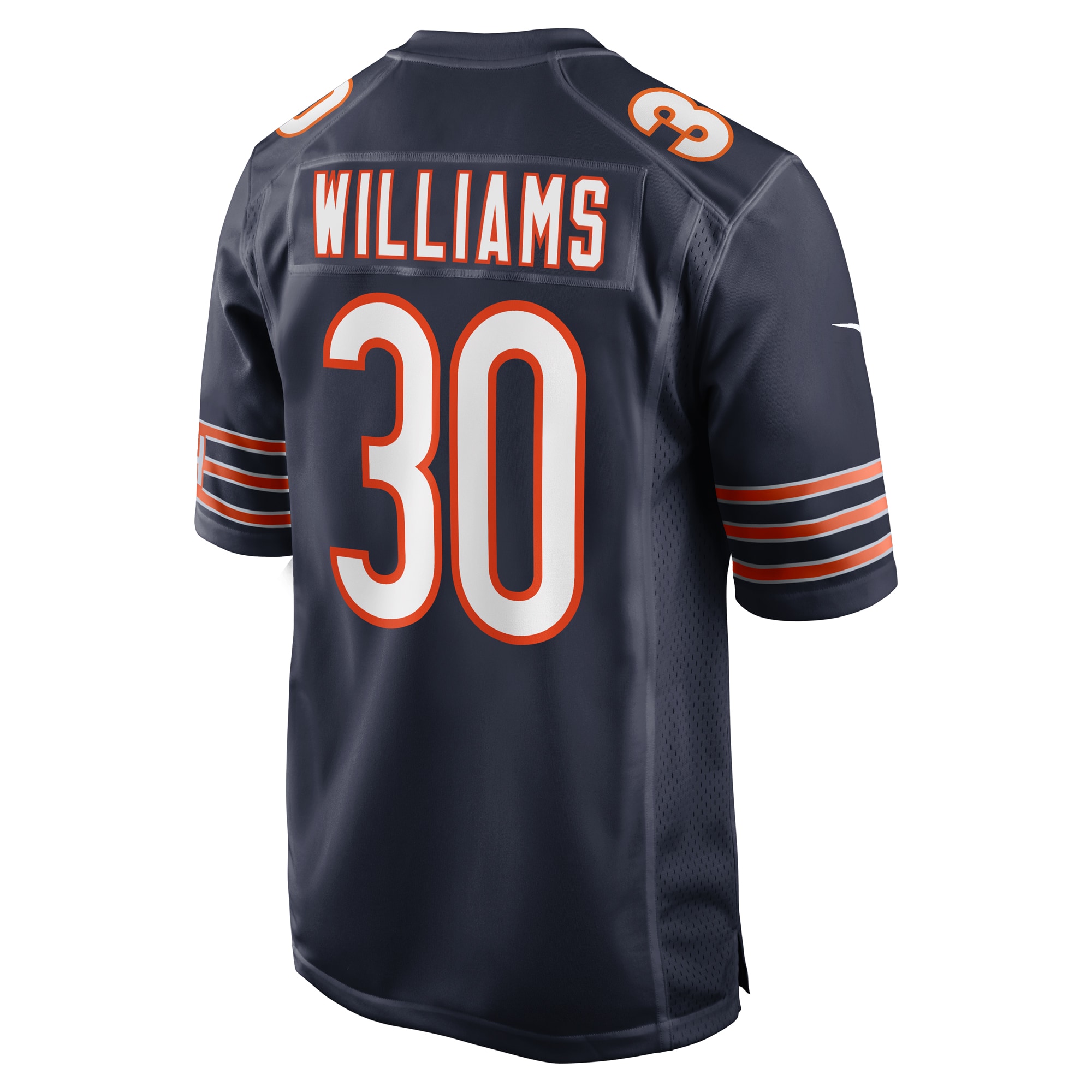 Joejuan Williams Chicago Bears Nike Game Jersey Navy - Image 3