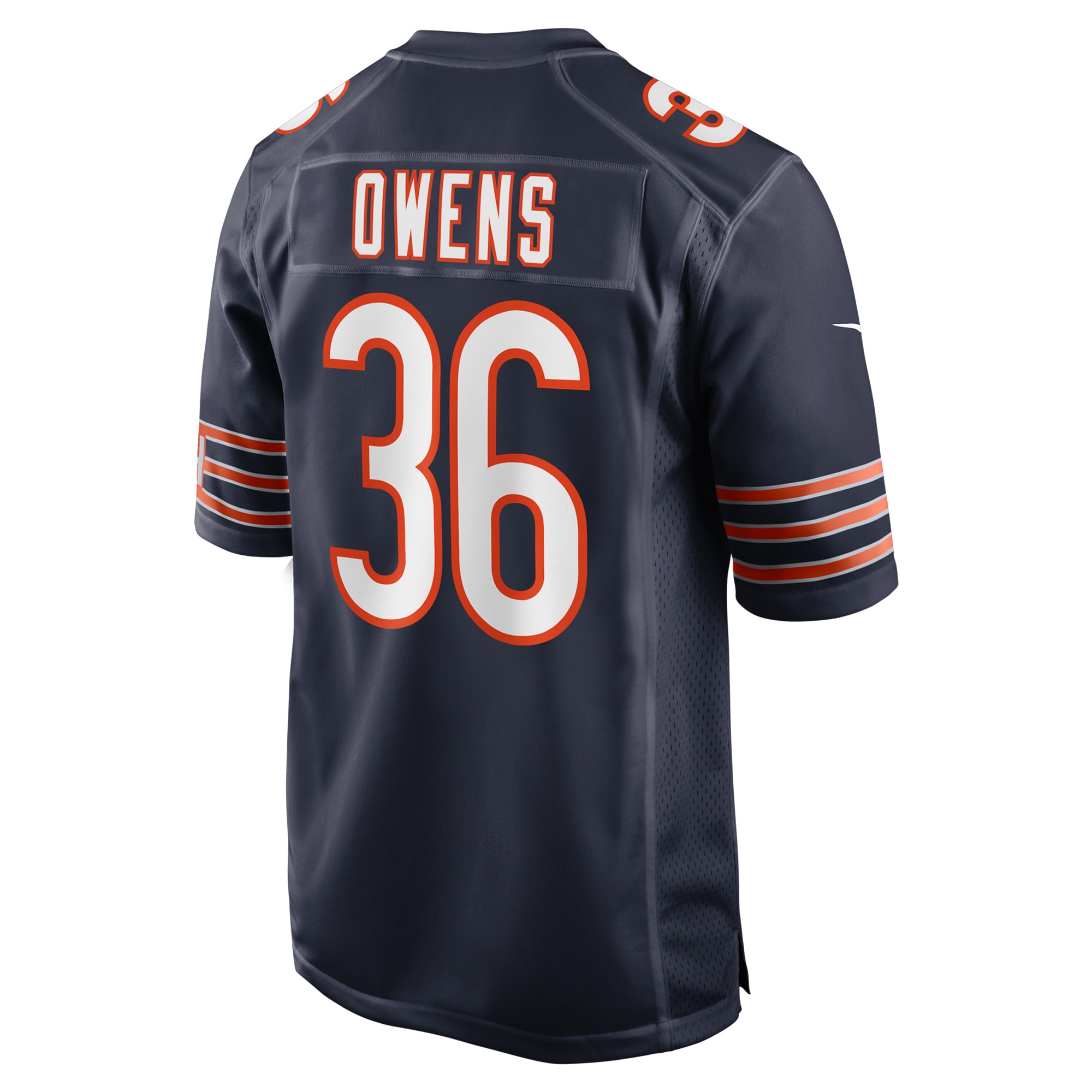Jonathan Owens Chicago Bears Nike Game Jersey Navy - Image 3