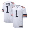 Justin Fields Chicago Bears Nike Alternate Classic Game Jersey White