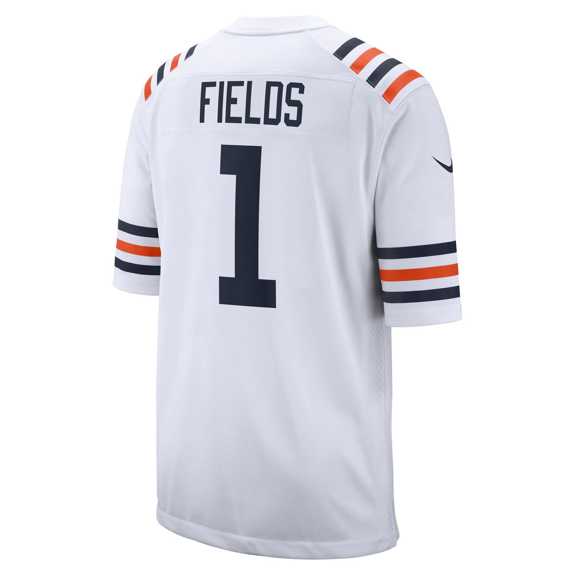 Justin Fields Chicago Bears Nike Alternate Classic Game Jersey White - Image 3