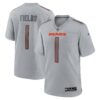 Justin Fields Chicago Bears Nike Atmosphere Fashion Game Jersey Gray