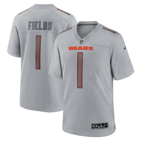 Justin Fields Chicago Bears Nike Atmosphere Fashion Game Jersey Gray