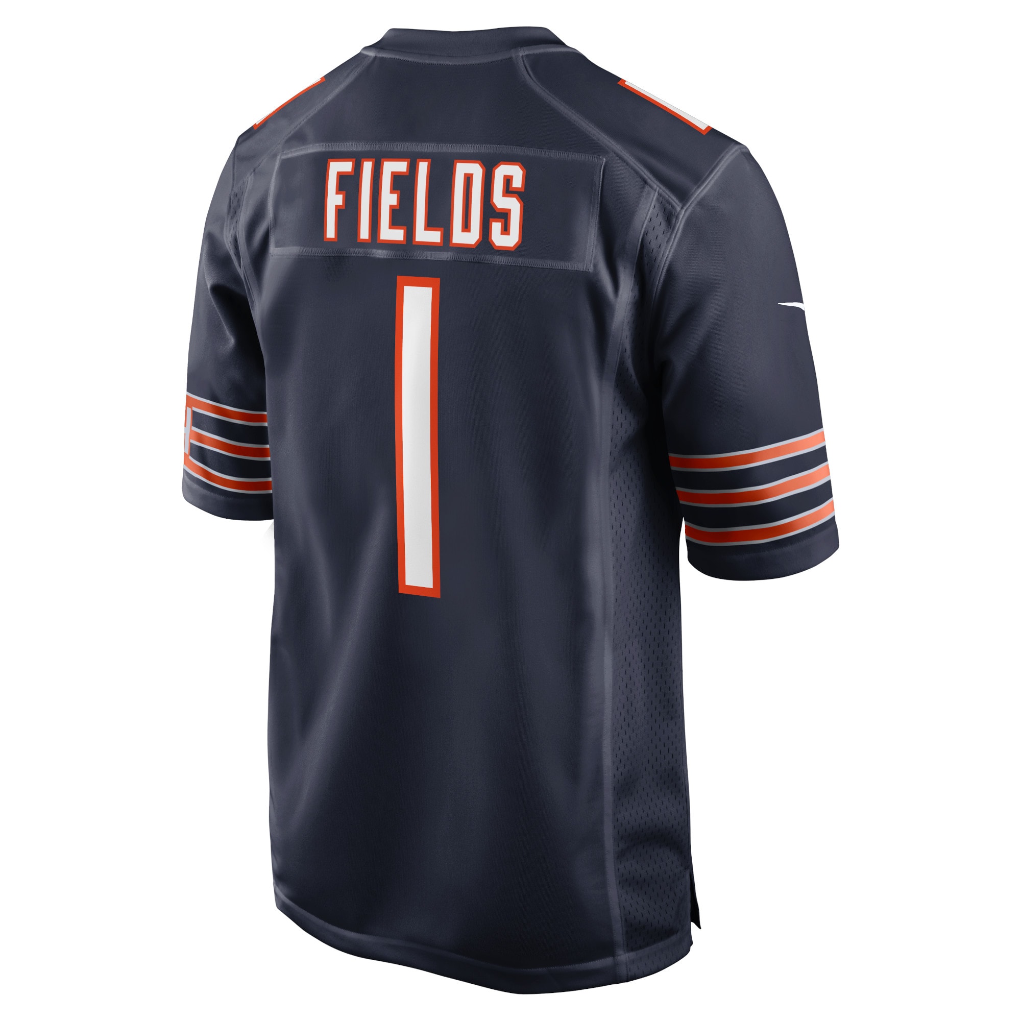 Justin Fields Chicago Bears Nike Player Game Jersey Navy - Image 3