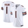 Justin Fields Chicago Bears Nike Vapor FUSE Limited Jersey White