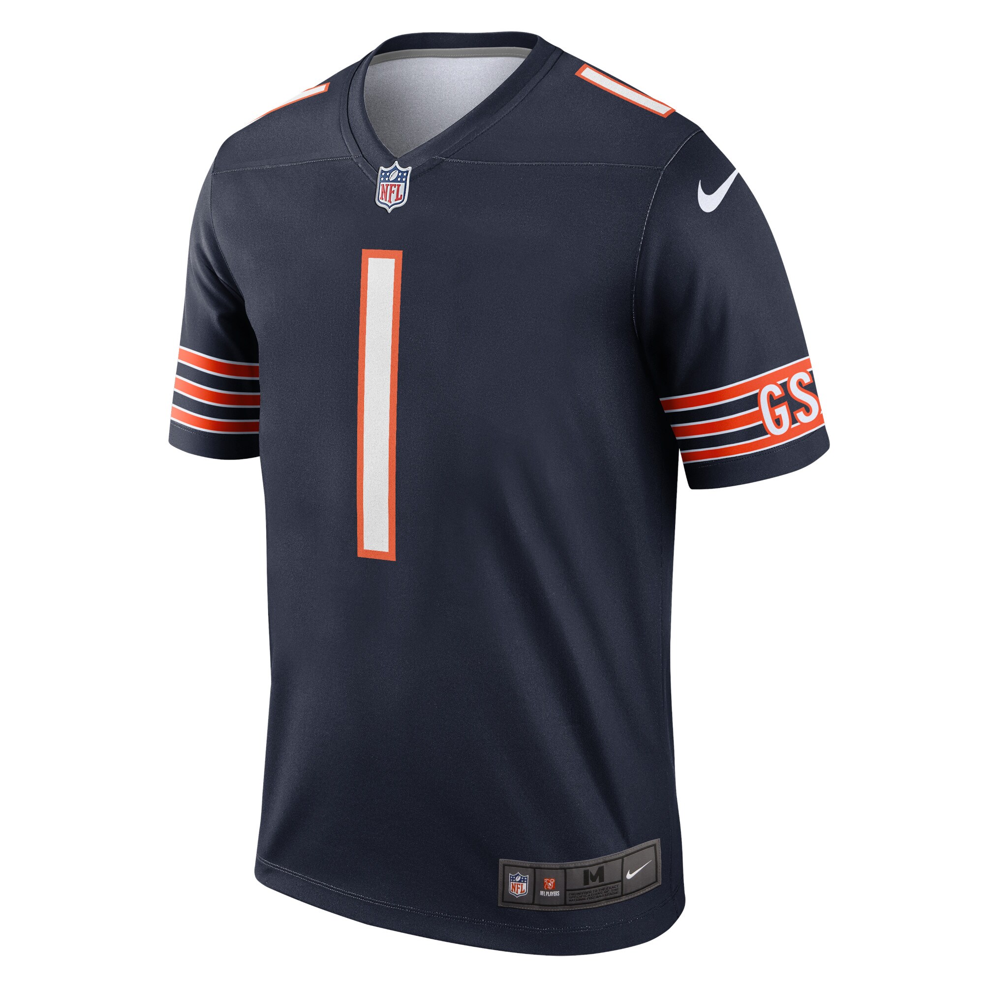 Justin Fields Chicago Bears Nike Team Legend Player Performance Top Navy - Image 2
