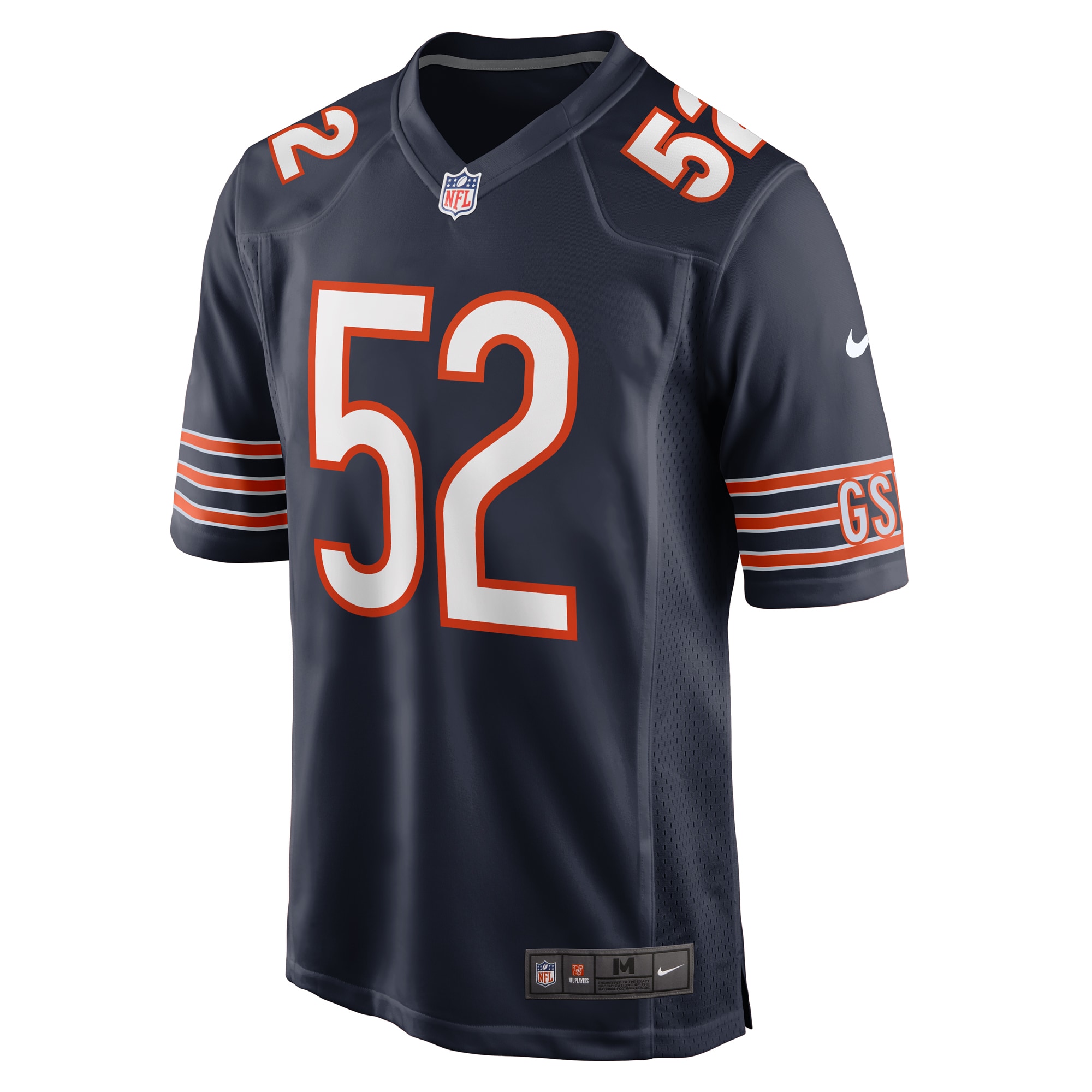 Khalid Kareem Chicago Bears Nike Team Game Jersey Navy - Image 2