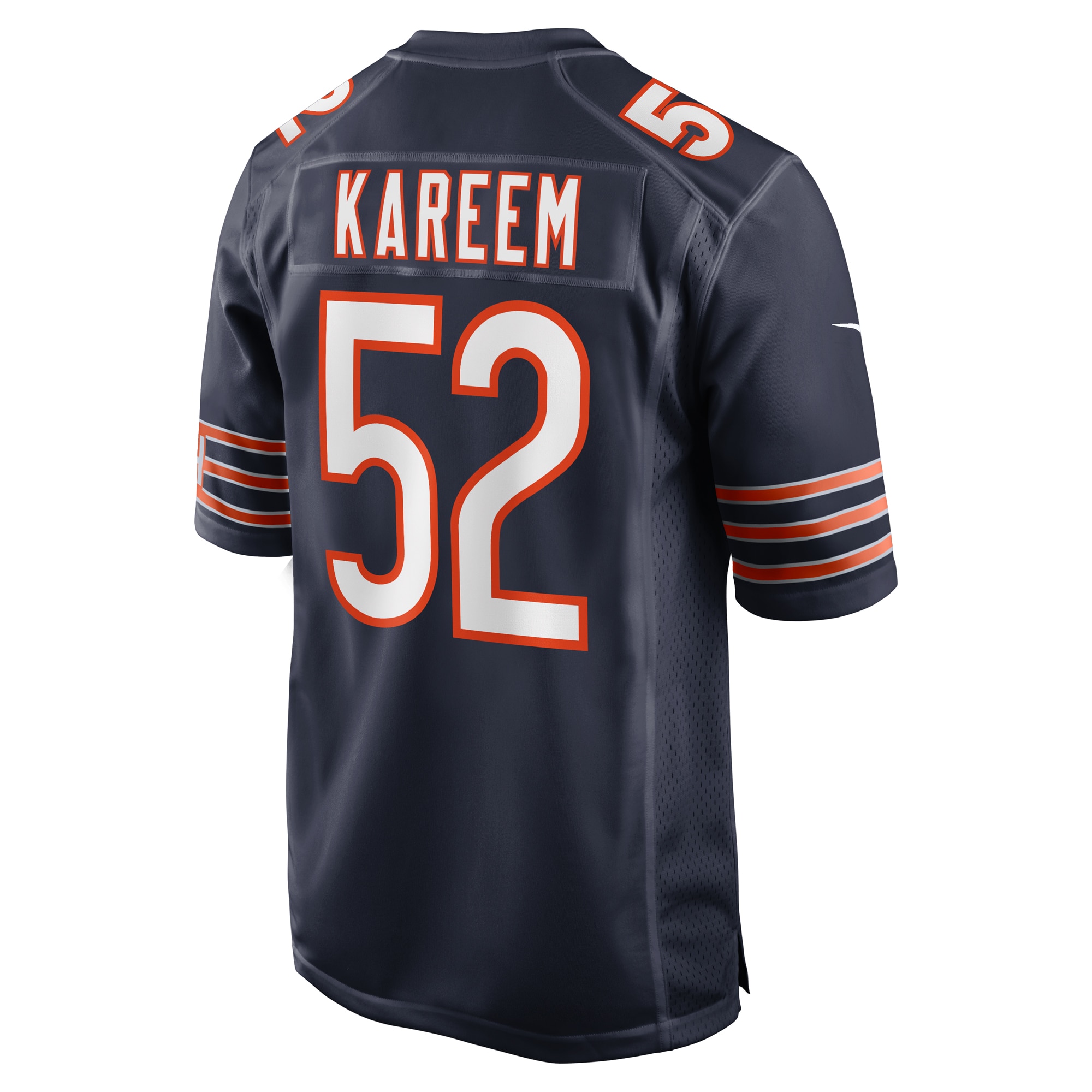 Khalid Kareem Chicago Bears Nike Team Game Jersey Navy - Image 3