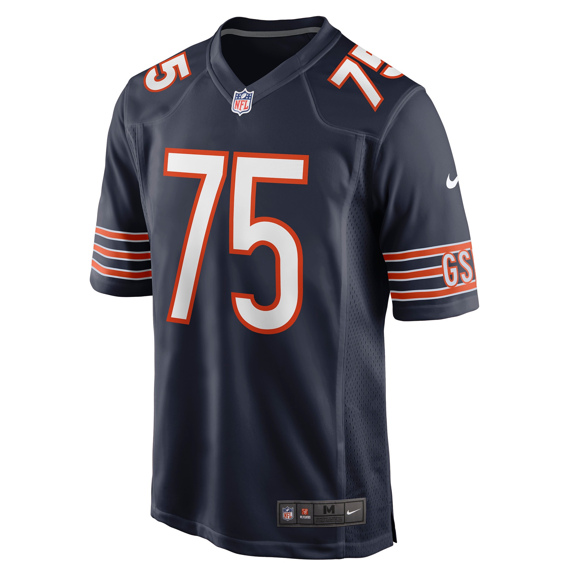 Larry Borom Chicago Bears Nike Game Jersey Navy - Image 2