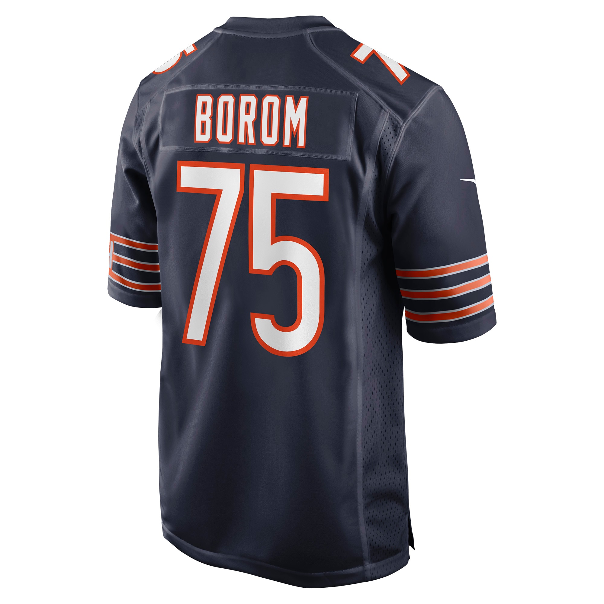Larry Borom Chicago Bears Nike Game Jersey Navy - Image 3