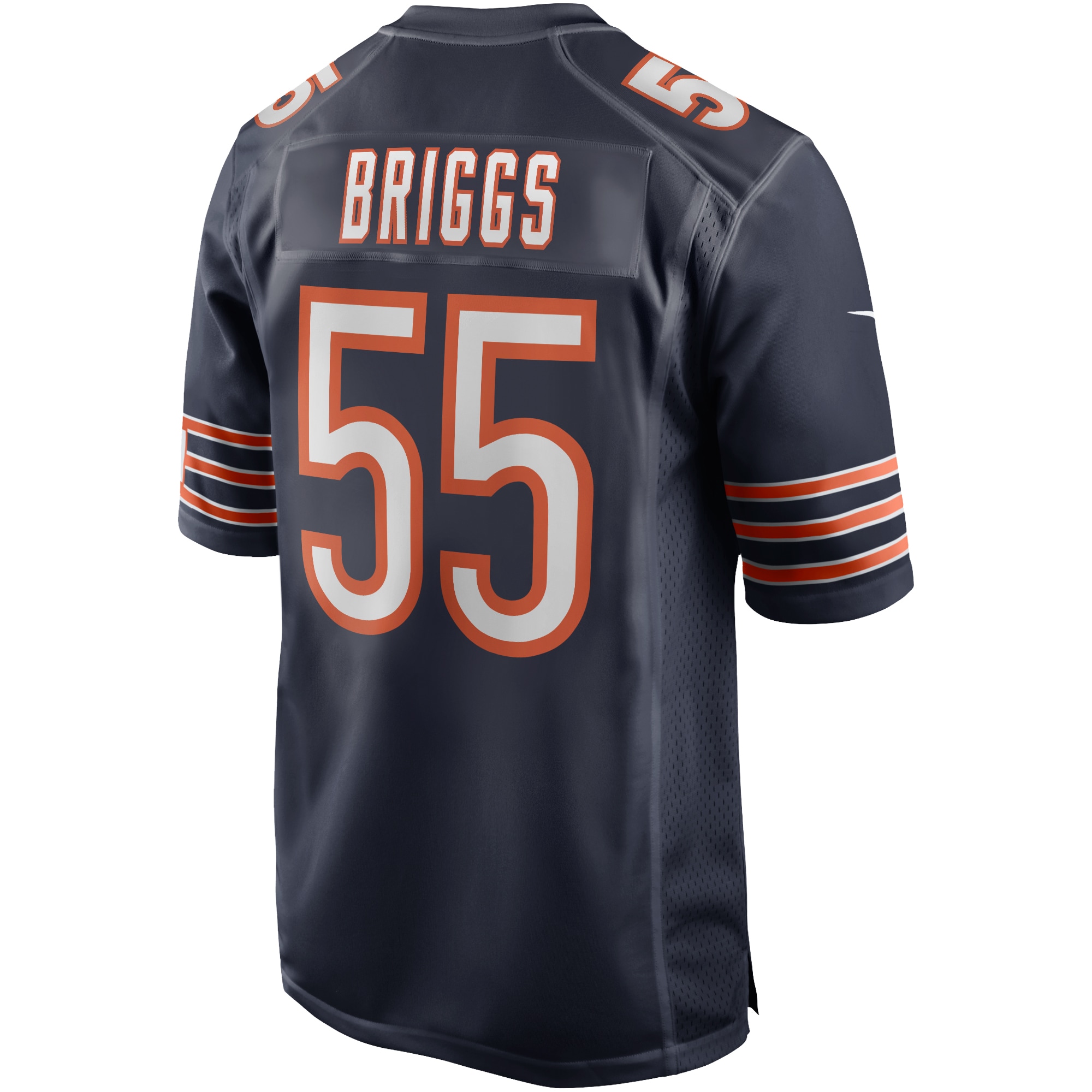 Lance Briggs Chicago Bears Nike Game Retired Player Jersey Navy - Image 3