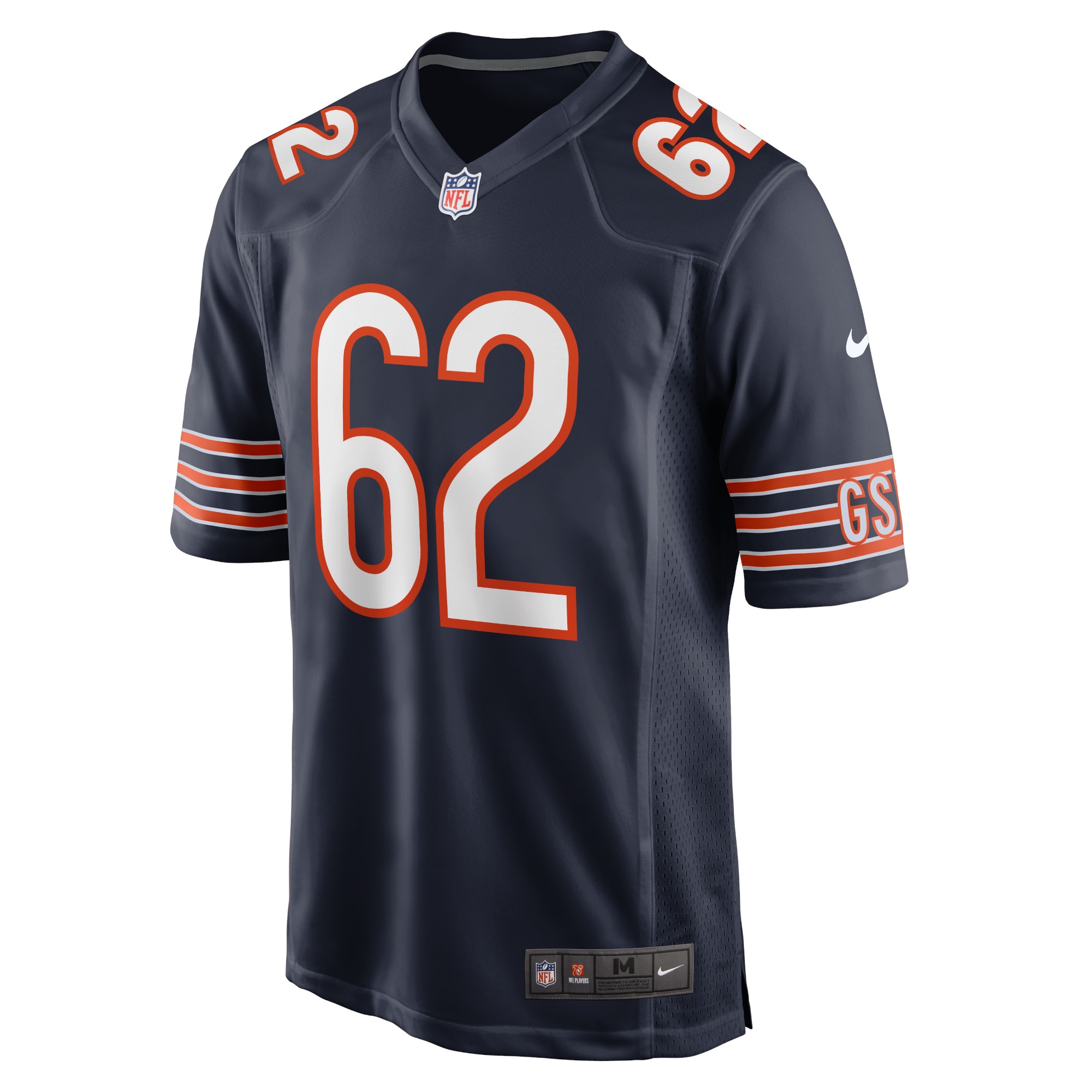 Lucas Patrick Chicago Bears Nike Game Jersey Navy - Image 2