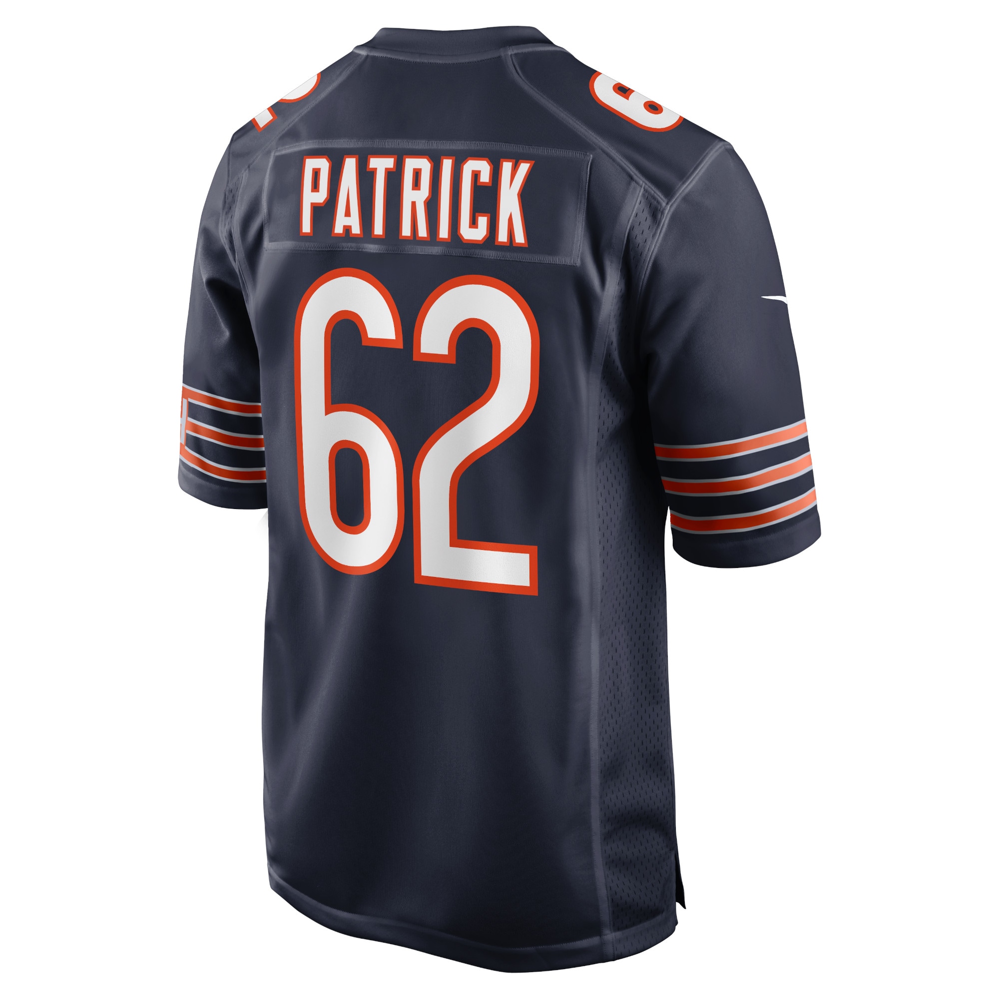 Lucas Patrick Chicago Bears Nike Game Jersey Navy - Image 3