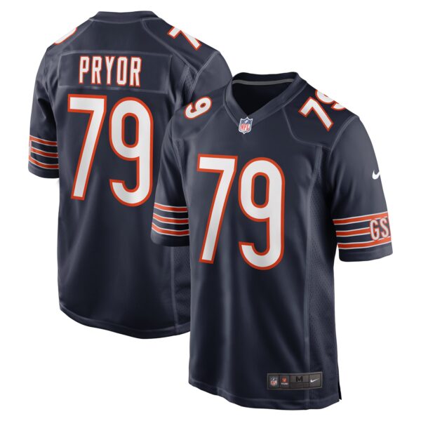 Matt Pryor Chicago Bears Nike Game Jersey Navy