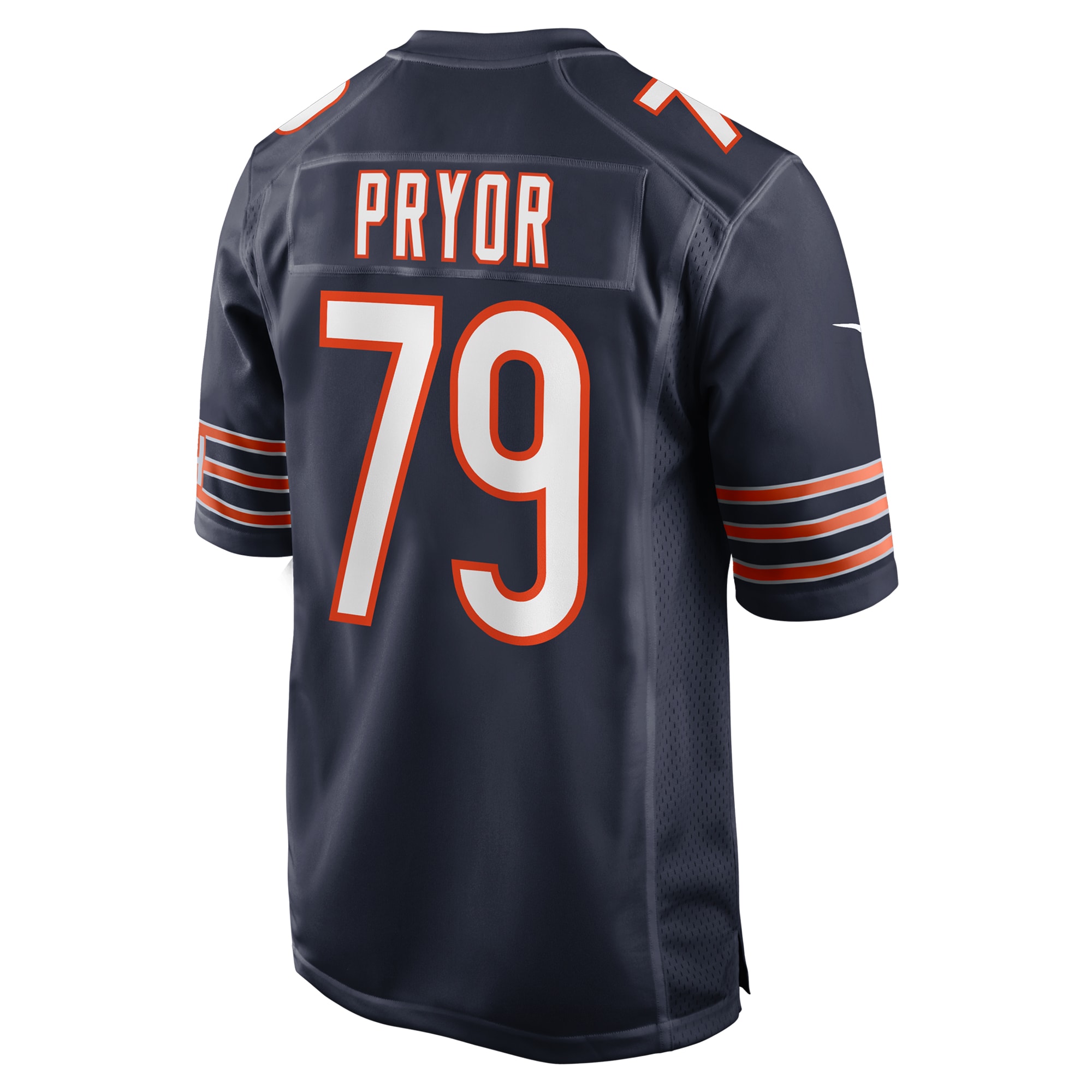 Matt Pryor Chicago Bears Nike Game Jersey Navy - Image 3