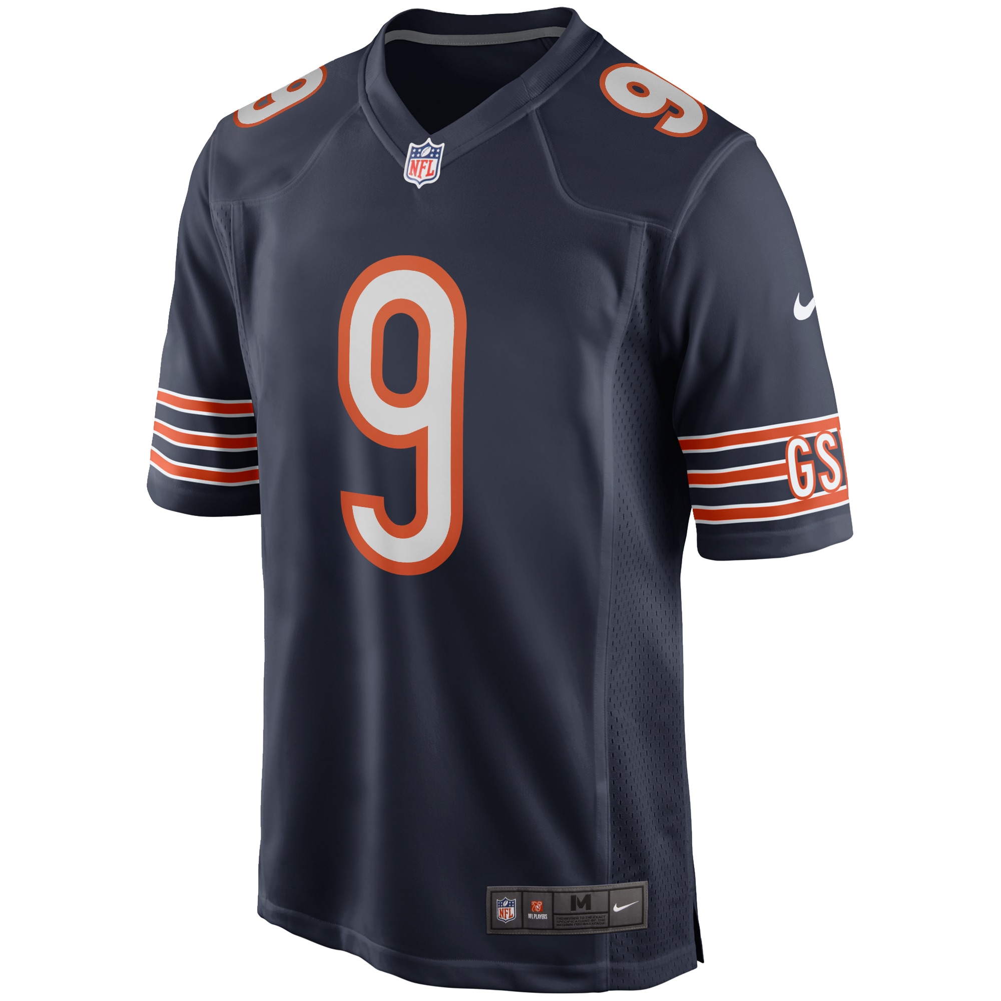 Nick Foles Chicago Bears Nike Game Player Jersey Navy - Image 2