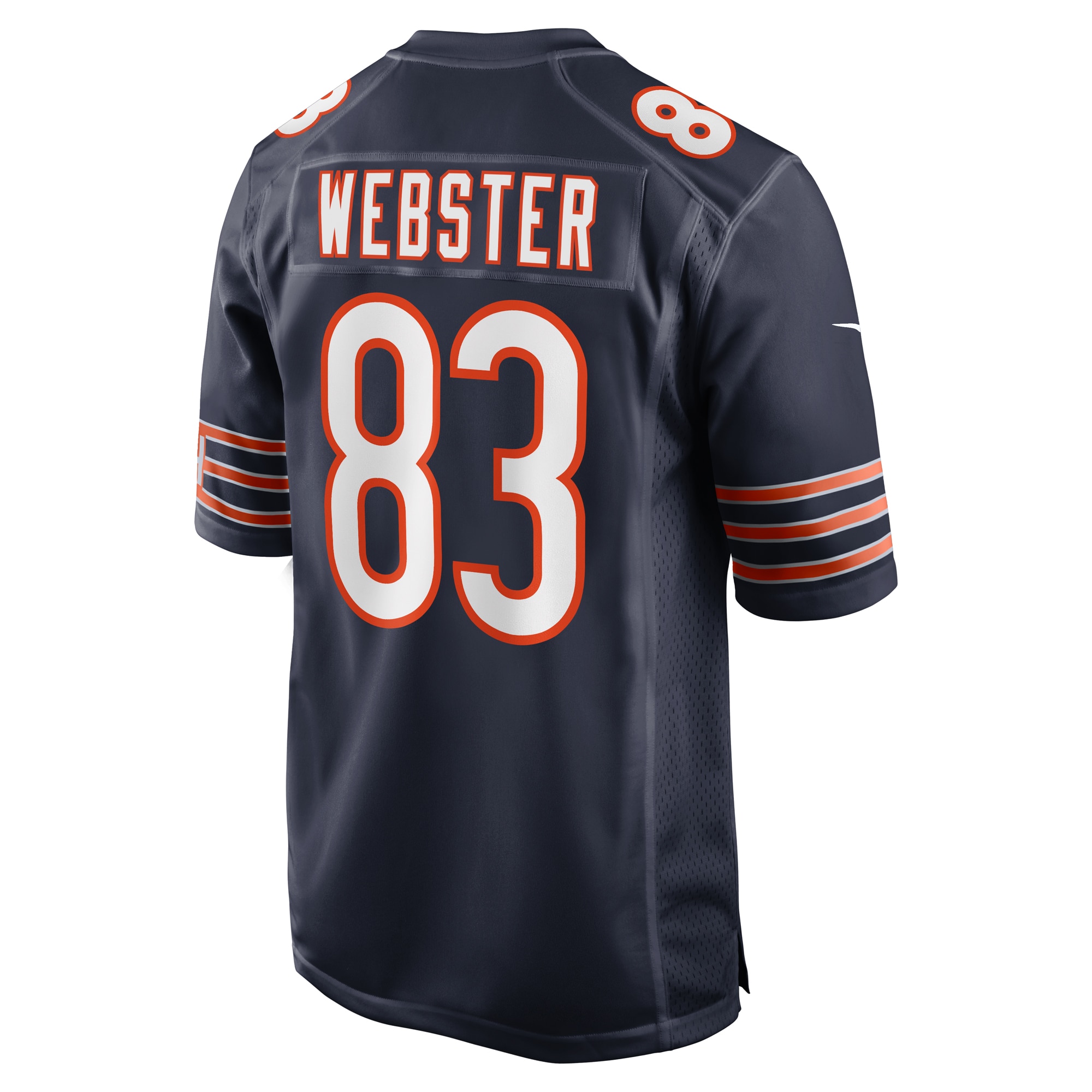 Nsimba Webster Chicago Bears Nike Team Game Jersey Navy - Image 3