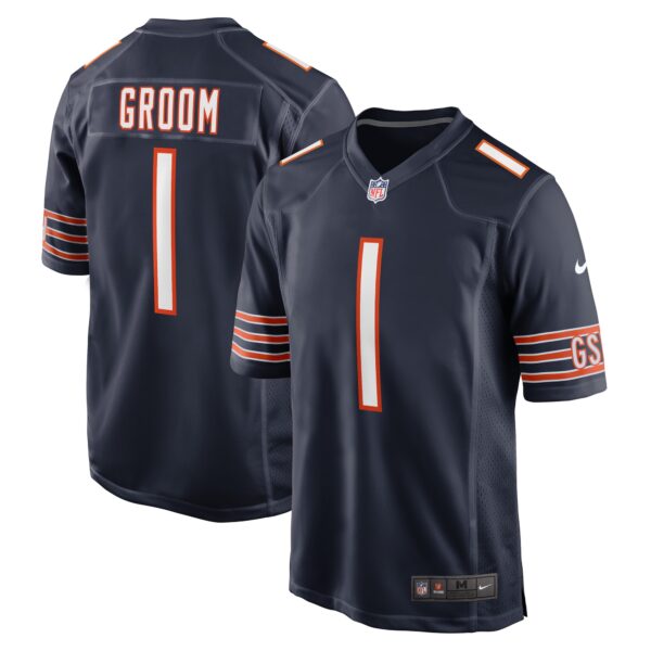 Number 1 Groom Chicago Bears Nike Game Jersey Navy